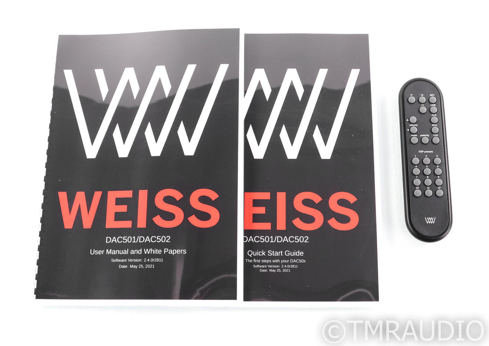 Weiss DAC501 DAC; D/A Converter; Black (Open Box)