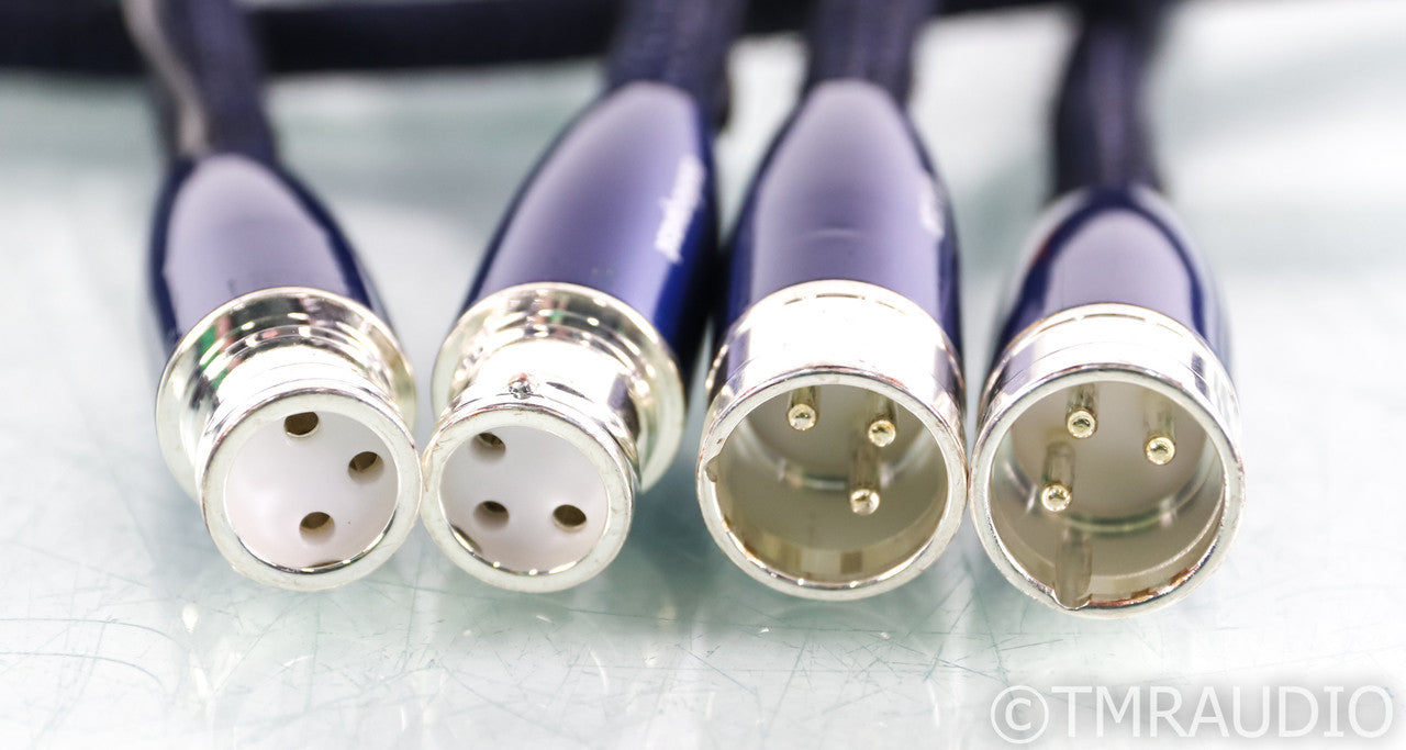 AudioQuest Water XLR Cables; 2m Pair Balanced Interconnects; 72V DBS
