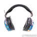 ZMF Verite Closed Back Headphones; Blue Epoxy Stabilized Buck Eye Burl