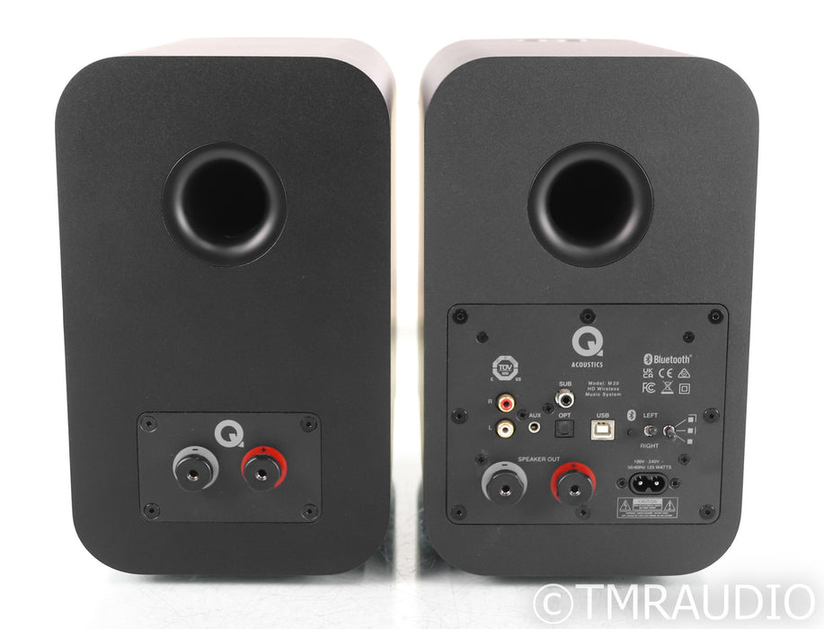 QAcoustics M20 Powered Bookshelf Speakers; Black Pair