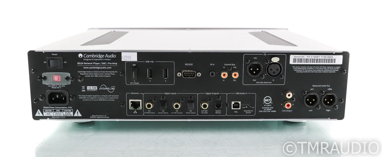 Cambridge Audio Azur 851N Wireless Network Streamer / DAC; D/A Converter; Remote