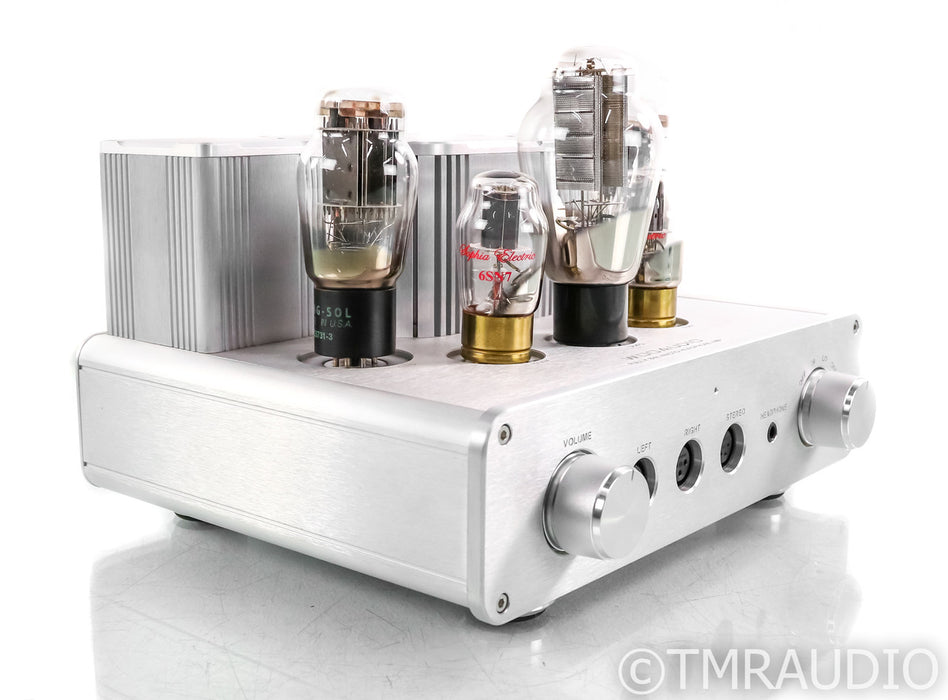 Woo Audio WA-22 Tube Headphone Amplifier; Silver; WA22