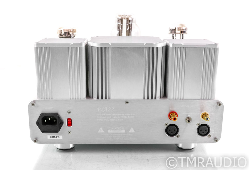 Woo Audio WA-22 Tube Headphone Amplifier; Silver; WA22