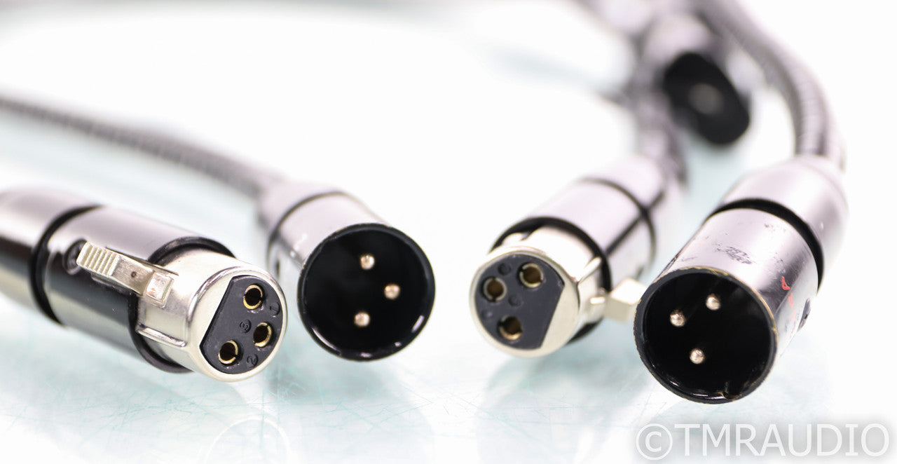 AudioQuest Niagara XLR Cables; 1m Pair Balanced Interconnects; 72v DBS