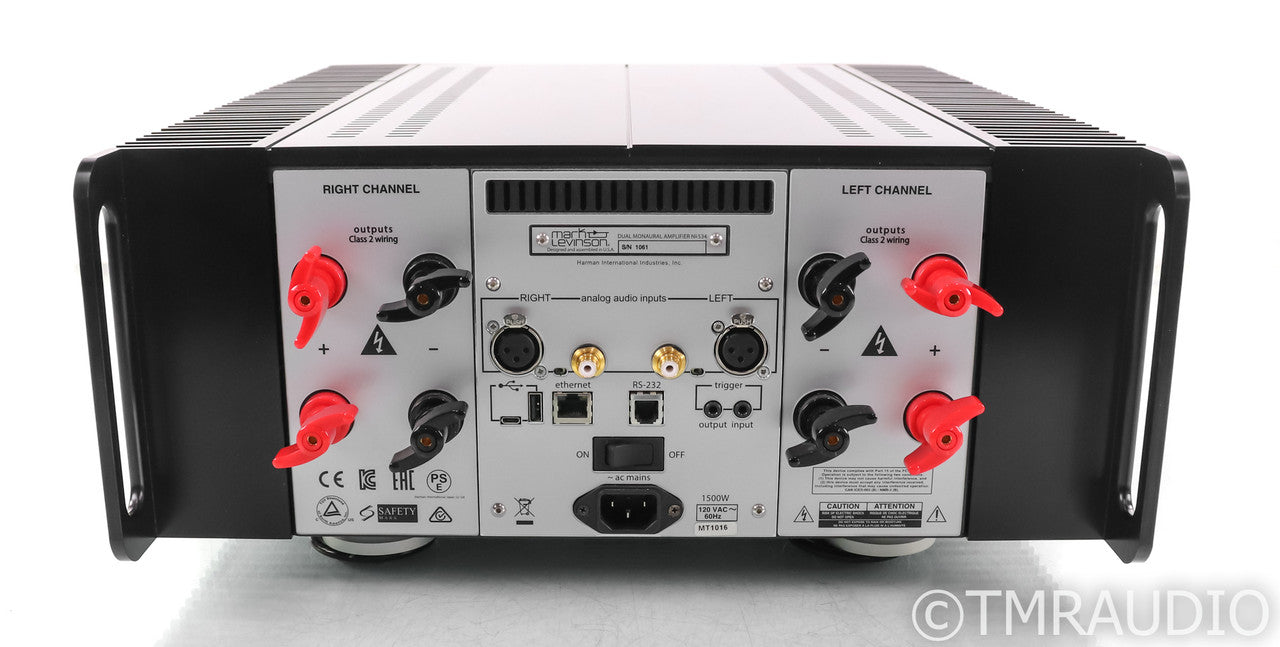 Mark Levinson No. 534 Stereo Power Amplifier; Dual Monaural
