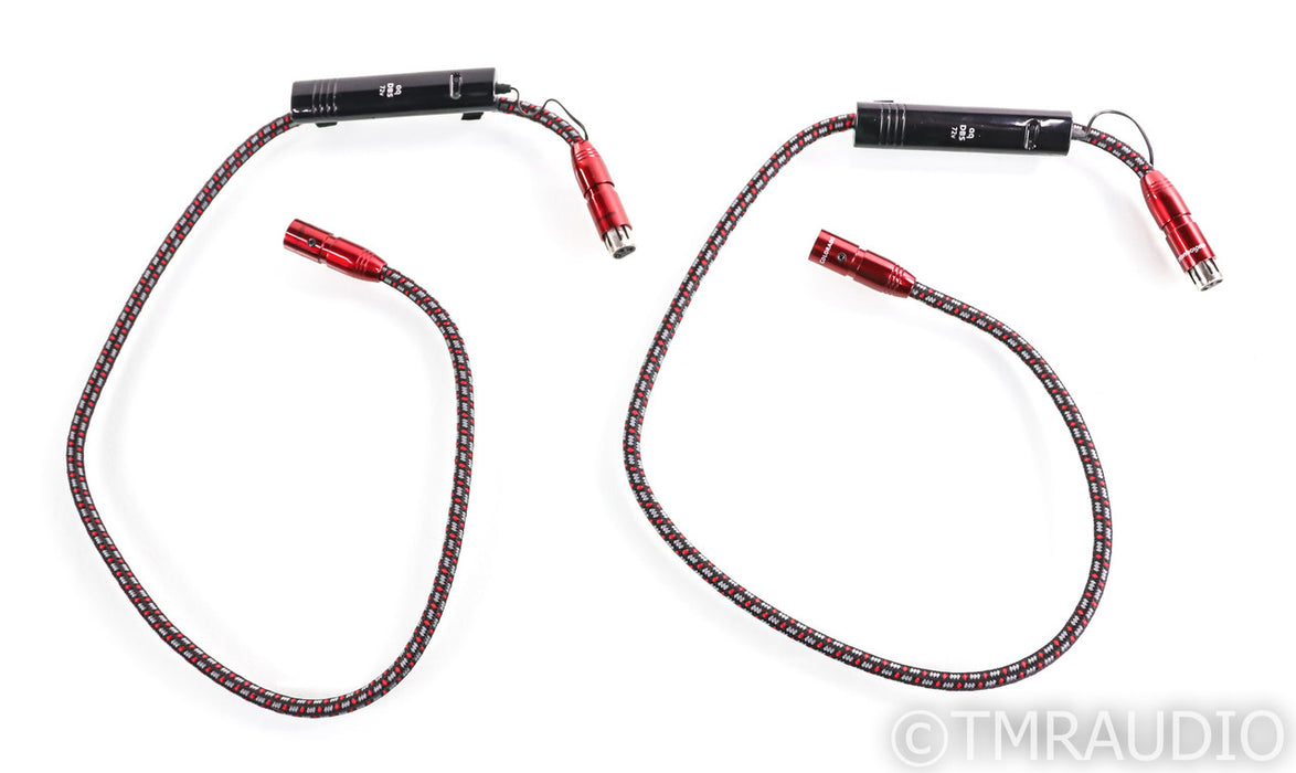 AudioQuest Colorado XLR Cables; 1m Pair Balanced Interconnects; 72v DBS