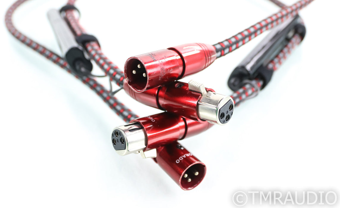 AudioQuest Colorado XLR Cables; 1m Pair Balanced Interconnects; 72v DBS