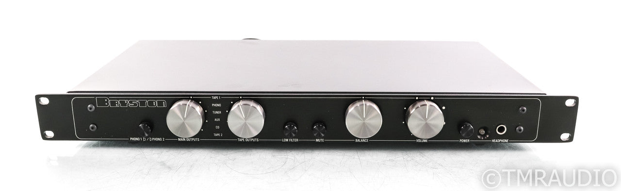 Bryston 11B Stereo Preamplifier; 19" Faceplate; Black