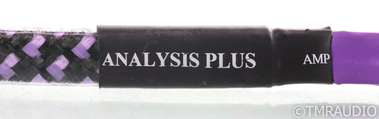 Analysis Plus Solo Crystal Oval 8 Bi-Wire Speaker Cables; 10' Pair