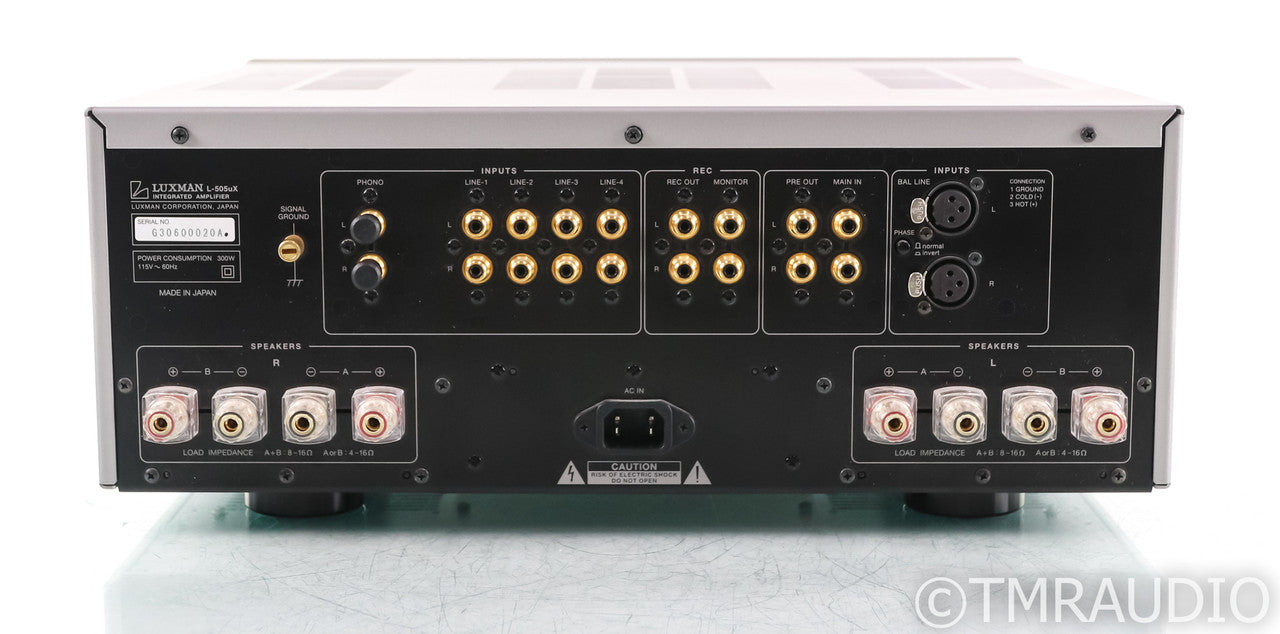 Luxman L-505uX Stereo Integrated Amplifier; Remote; L505X