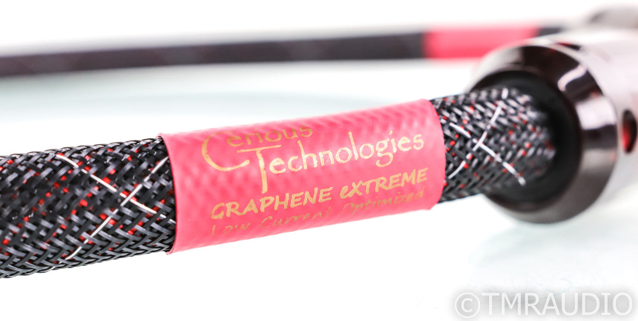 Cerious Technologies Graphene Extreme Low Current Power Cable; 1m AC Cord; Red