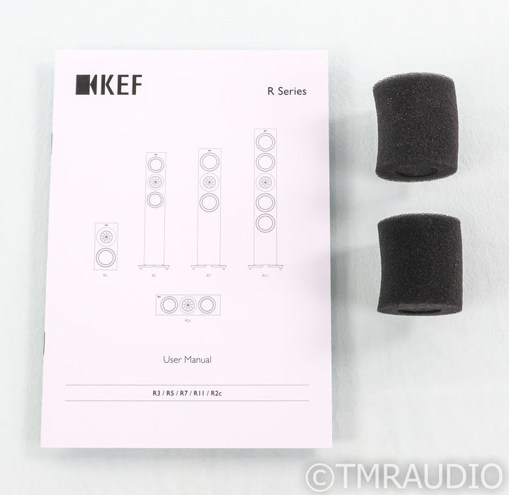 KEF R3 Bookshelf Speakers; Gloss Black Pair; R-3