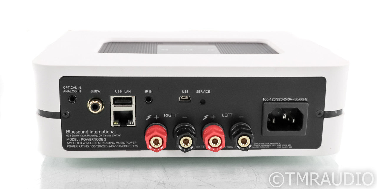 Bluesound Powernode 2 Wireless Streaming Amplifier; White