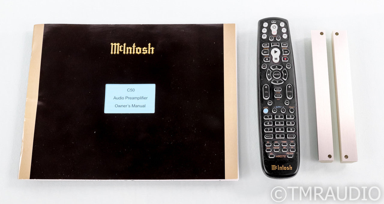 McIntosh C50 Stereo Preamplifier; Remote; C-50