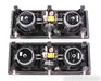 Focal 100 IWLCR 5 In Wall Speakers; IW LCR5; Black Pair w/ White Grills