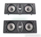 Focal 100 IWLCR 5 In Wall Speakers; IW LCR5; Black Pair w/ White Grills
