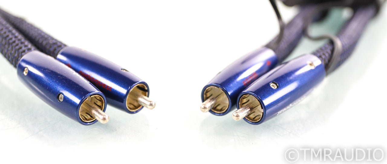 AudioQuest Water RCA Cables; 1m Pair Interconnects; 72v DBS