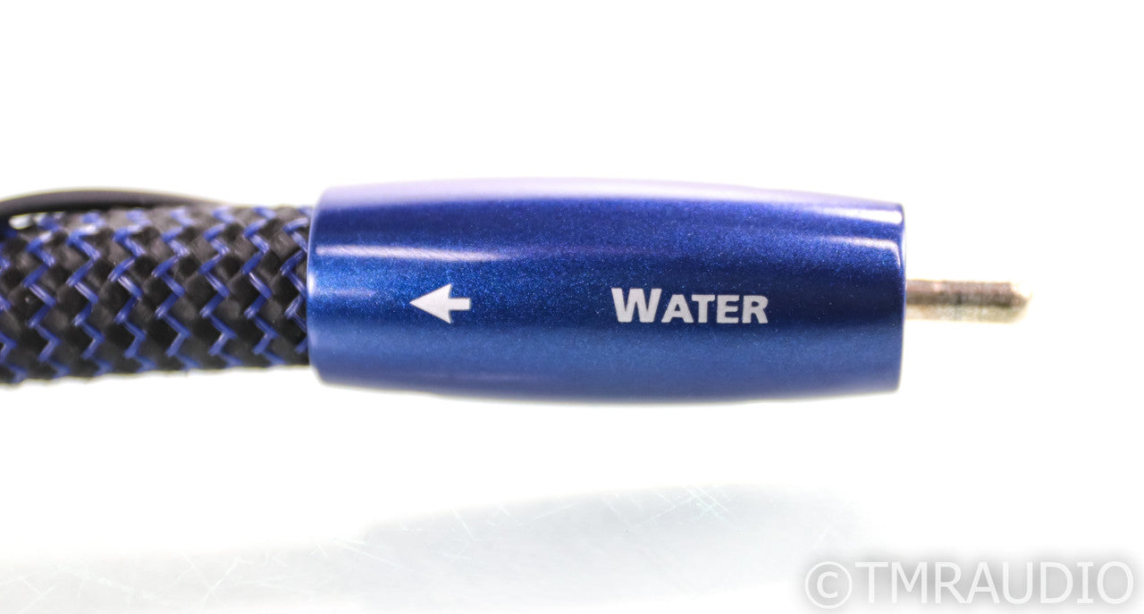 AudioQuest Water RCA Cables; 1m Pair Interconnects; 72v DBS