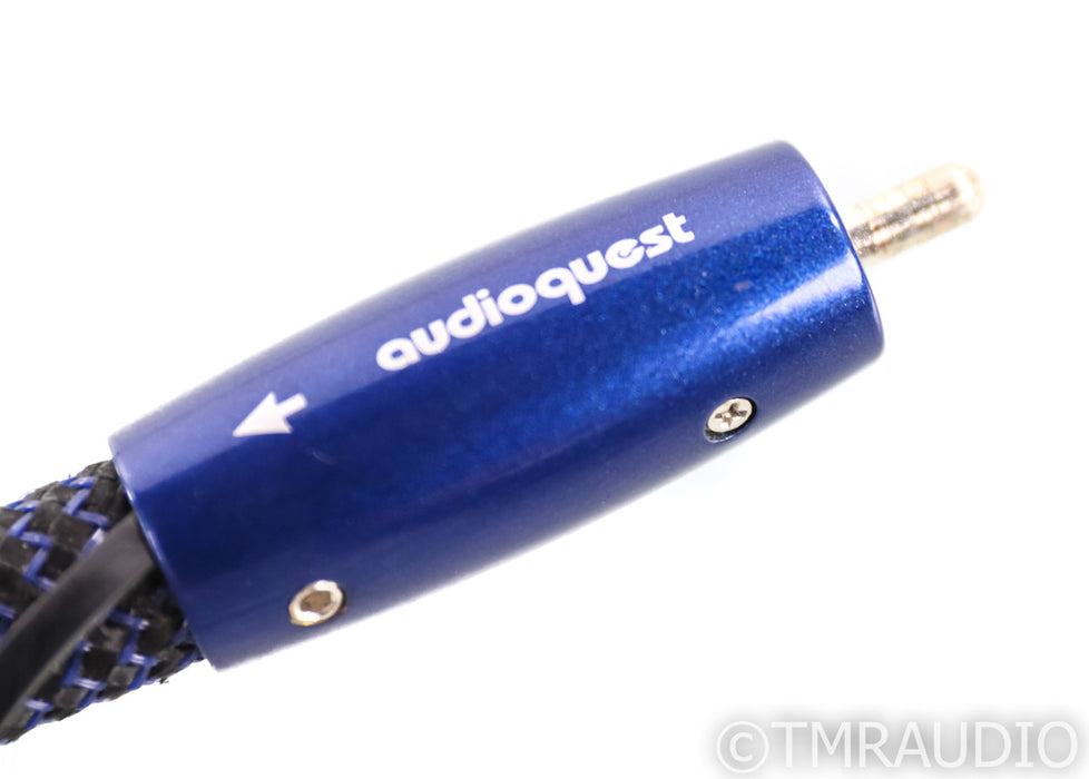 AudioQuest Water RCA Cables; 1m Pair Interconnects; 72v DBS