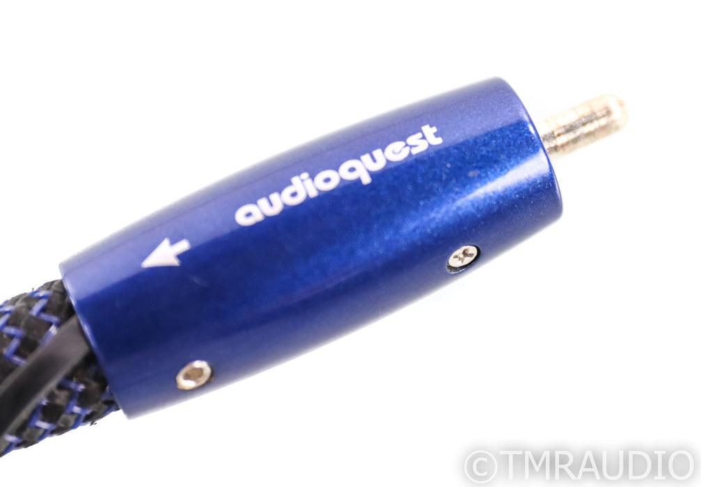 AudioQuest Water RCA Cables; 1m Pair Interconnects; 72v DBS