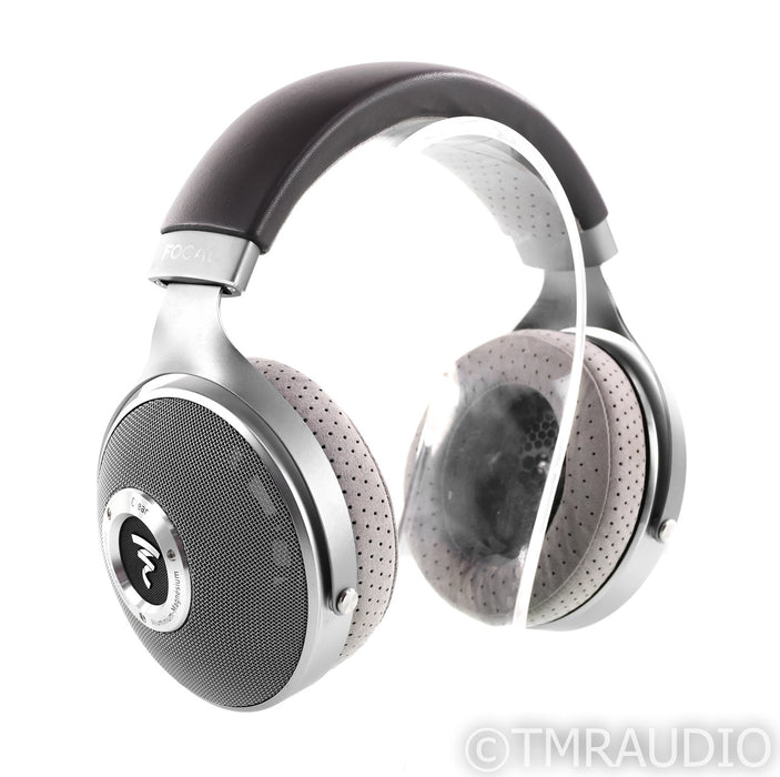 Focal Clear Open Back Headphones; Silver