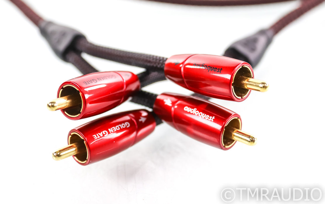 AudioQuest Golden Gate RCA Cable; 2m Stereo Interconnect