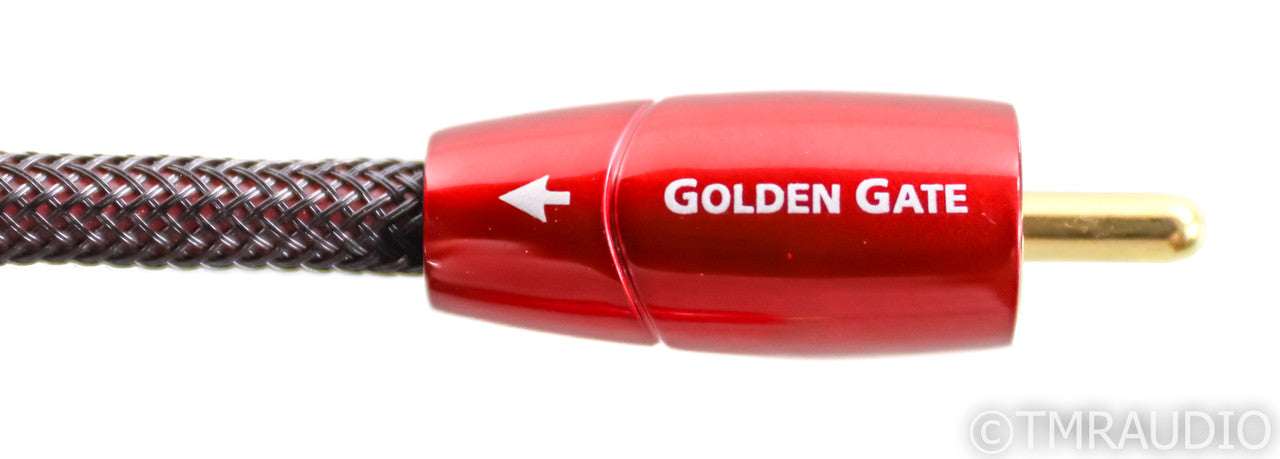 AudioQuest Golden Gate RCA Cable; 2m Stereo Interconnect