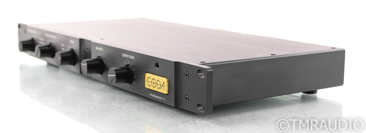 Coda Fet Preamplifier 01 Vintage Stereo Preamplifier; MM Phono