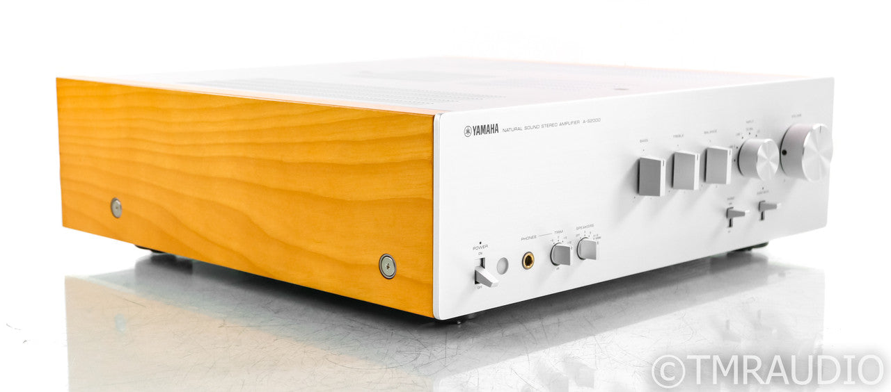 Yamaha A-S2000 Stereo Integrated Amplifier; Remote; MM / MC Phono; Silver