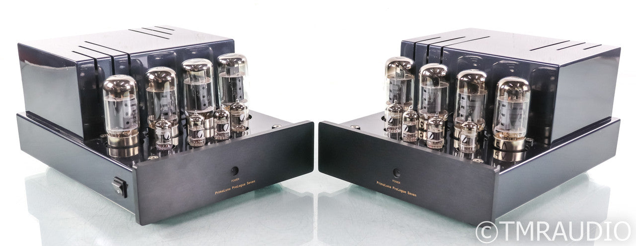 PrimaLuna Prologue Seven Mono Tube Amplifier; Black Pair