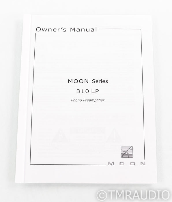 Simaudio Moon 310P MM / MC Phono Preamplifier; 310-P; Black