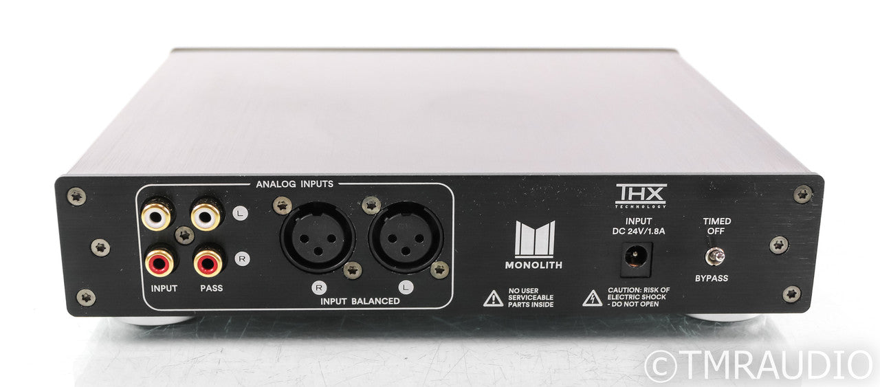 Mono[rice Monolith THX AAA 887 Balanced Headphone Amplifier; Black