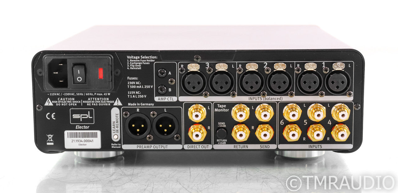SPL Elector Stereo Preamplifier; Red (Open Box)