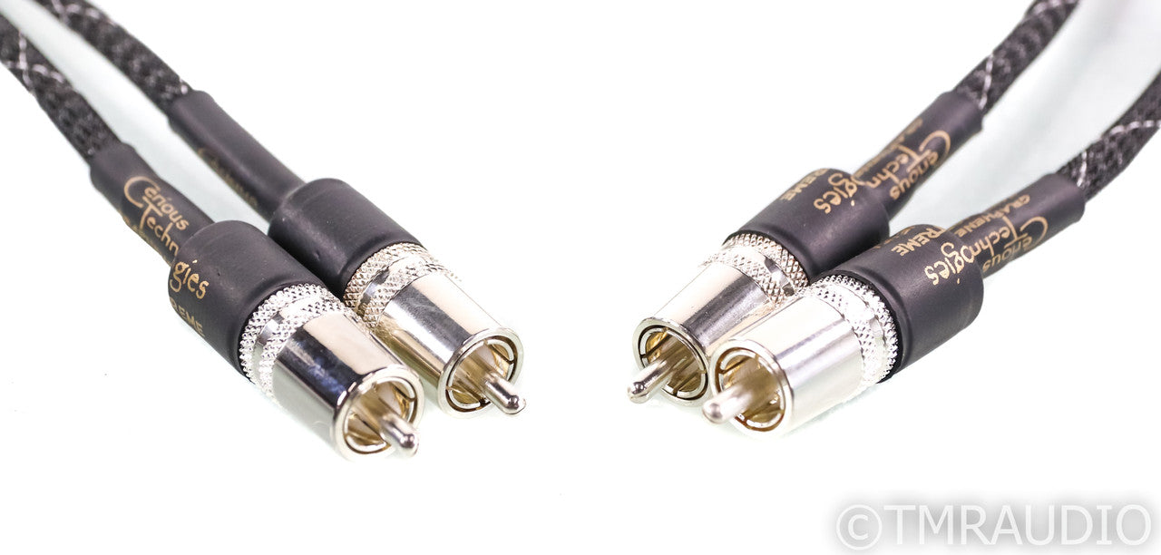 Cerious Technologies Graphene Extreme RCA Cables; 1m Pair Interconnects