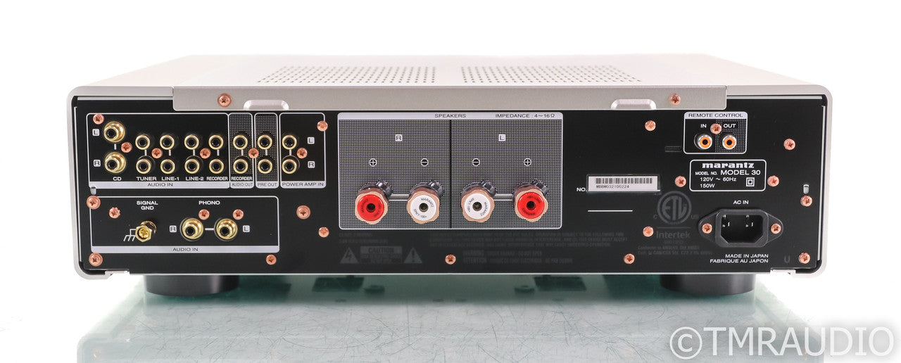 Marantz Model 30 Stereo Integrated Amplifier; Remote; MM / MC Phono; Silver Gold