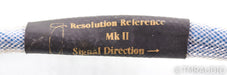 Synergistic Research Resolution Reference MK II XLR Cables; 1m Pair Balanced