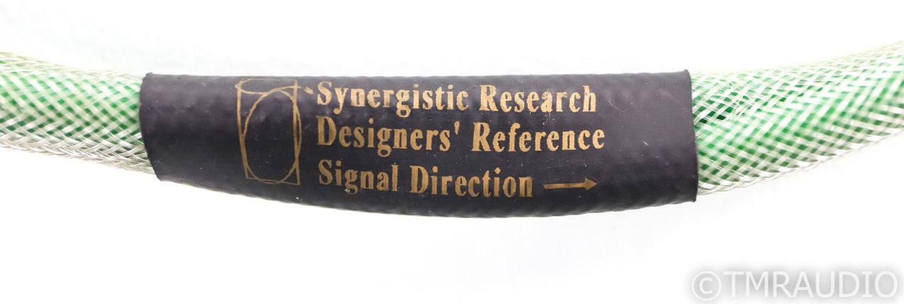 Synergistic Research Designers Reference RCA Cables; 1m Pair Interconnects