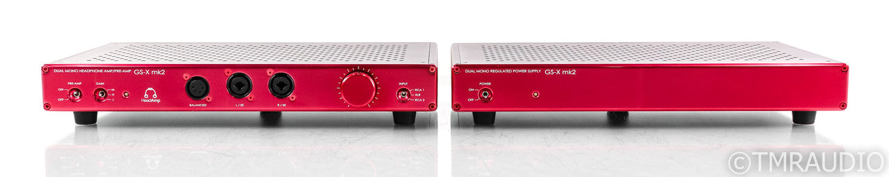HeadAmp GS-X Mk2 Headphone Amplifier; GSX Mark II; Polished Red
