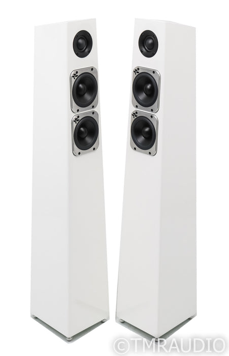 Totem Acoustics Tribe Tower Floorstanding Speakers; Ice White Pair