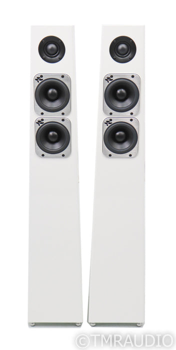 Totem Acoustics Tribe Tower Floorstanding Speakers; Ice White Pair