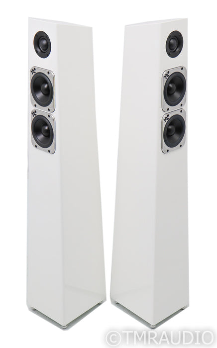 Totem Acoustics Tribe Tower Floorstanding Speakers; Ice White Pair