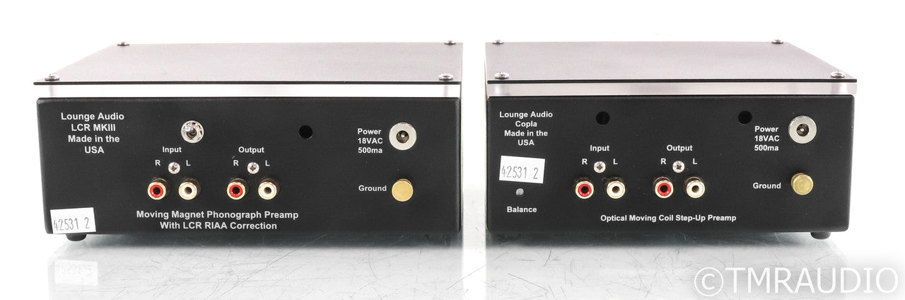 Lounge Audio LCR MKIII MM Phono Preamplifier; LCRMK3; Black