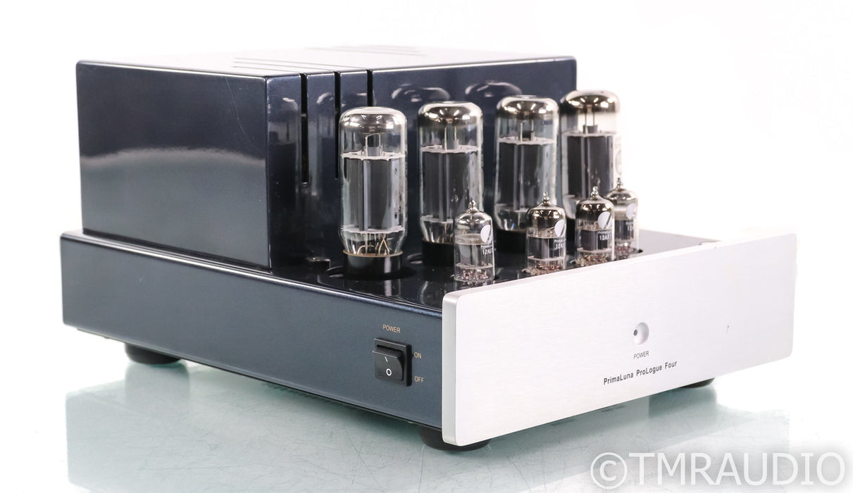 PrimaLuna ProLogue Four Stereo Tube Power Amplifier; ProLogue 4; Silver