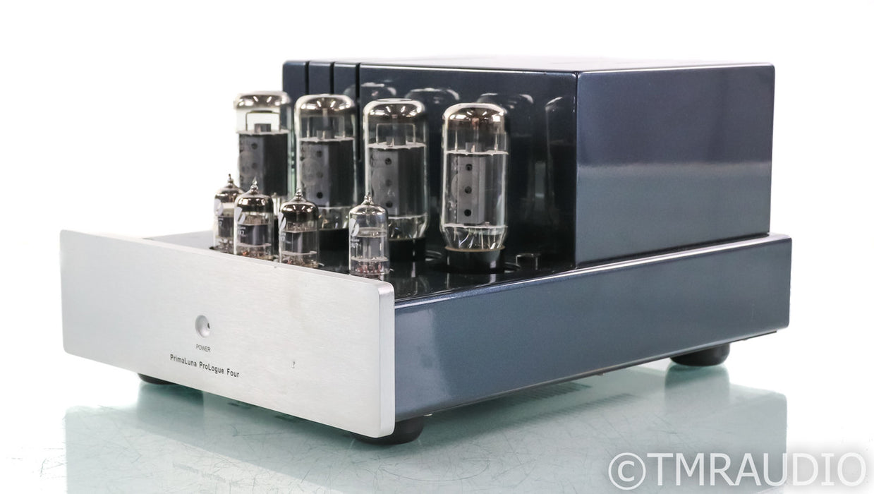 PrimaLuna ProLogue Four Stereo Tube Power Amplifier; ProLogue 4; Silver