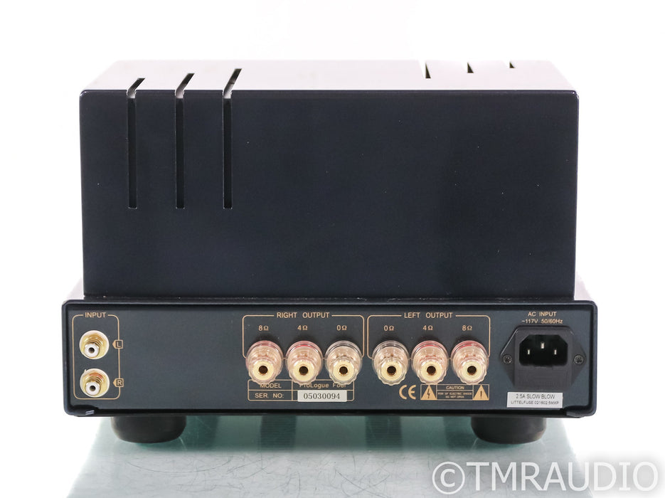 PrimaLuna ProLogue Four Stereo Tube Power Amplifier; ProLogue 4; Silver
