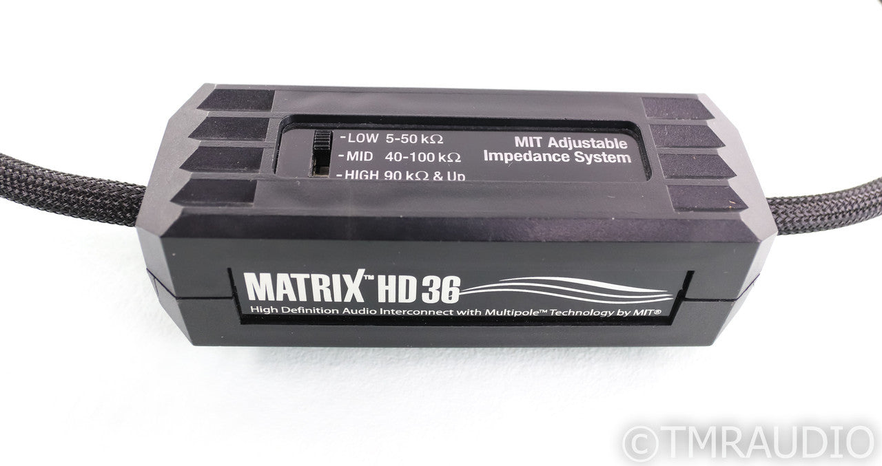 MIT Matrix HD 36 RCA Cables; 1.5m Pair Interconnects