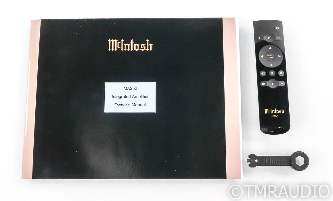 McIntosh MA252 Stereo Tube Hybrid Integrated Amplifier; MA-252; Remote