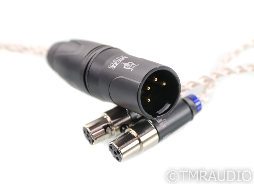 Meze Audio Mini XLR Silver Plated PCUHD Upgrade Cable; 4-Pin XLR (Open Box)