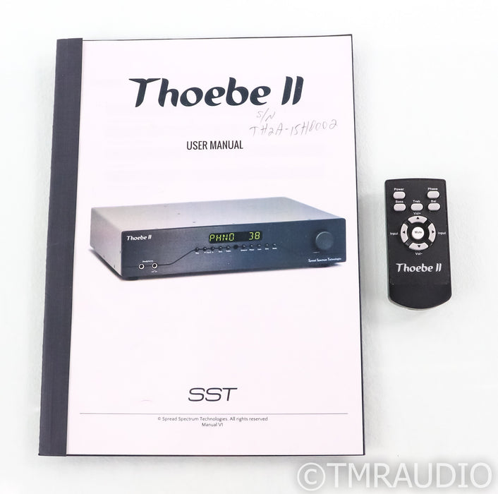 Spread Spectrum Technologies Thoebe II Stereo Preamplifier; SST; MM Phono; Black