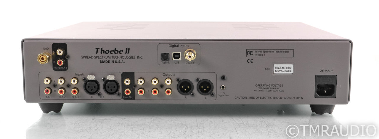 Spread Spectrum Technologies Thoebe II Stereo Preamplifier; SST; MM Phono; Black